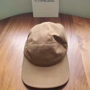 Coal | Men's Brown Waxed Canvas 5-panel Hat | Adjustable Size